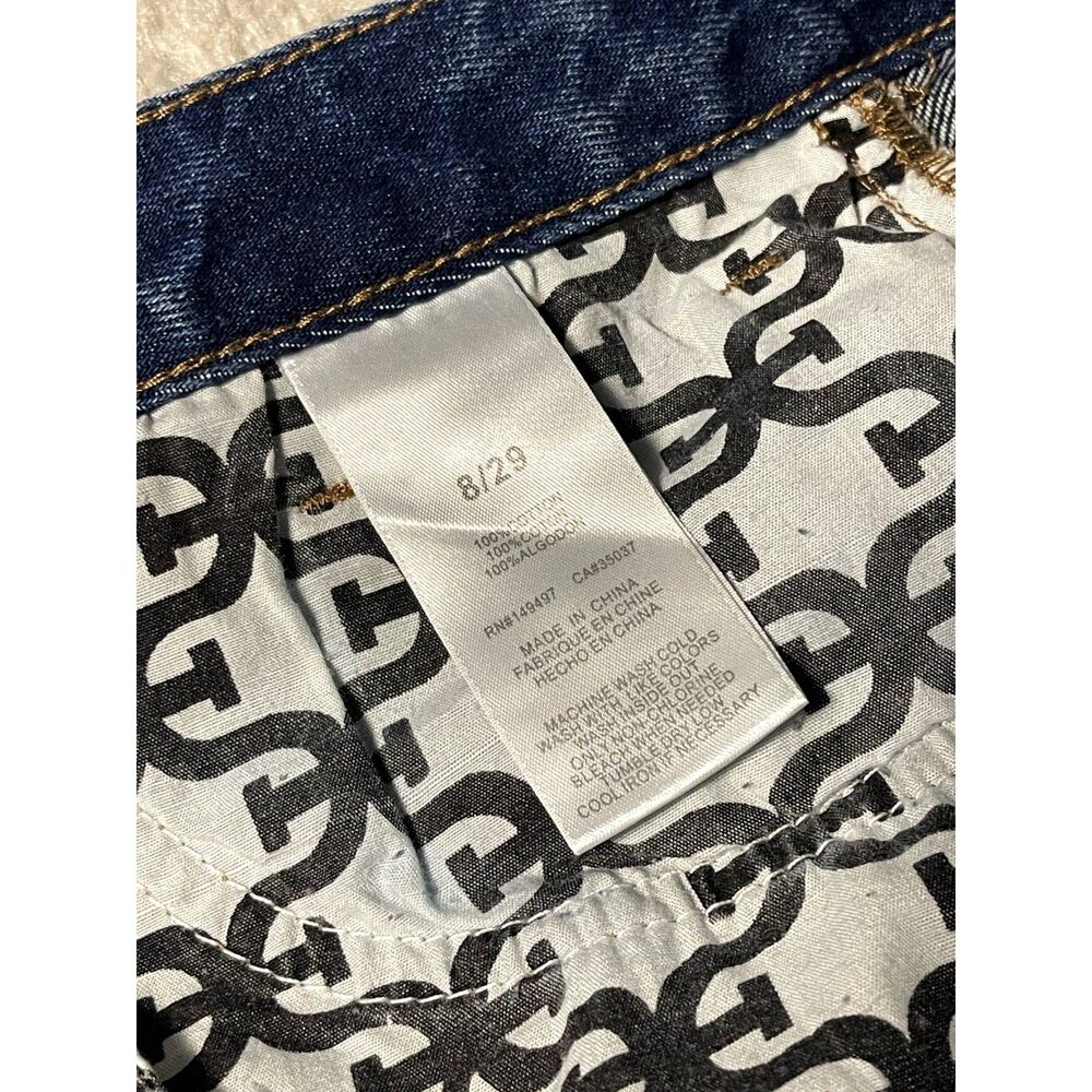 NWT Sam Edelman High Rise Straight Crop Jeans Size 8 / 29 Distressed Denim - Picture 7 of 11